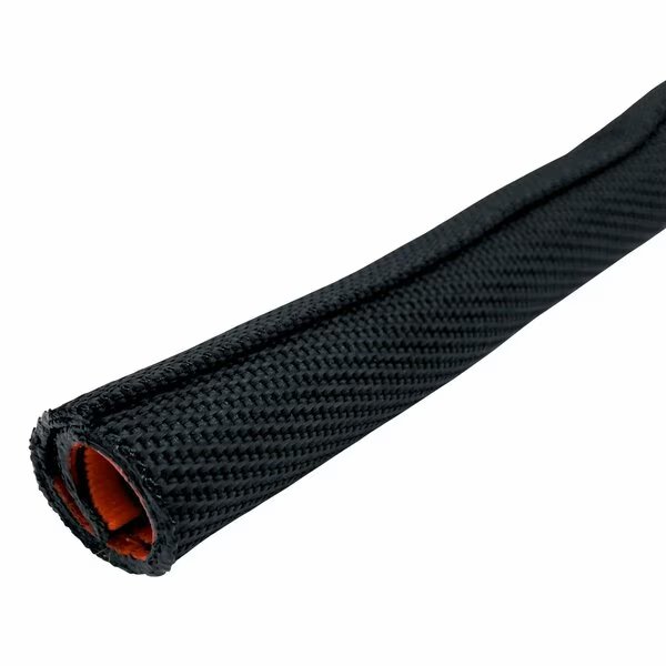 25mm Double Layer BLACK Self Closing Wrap, 10ft, Electriduct, Mfr#: BS-J-DK-100-10-BK